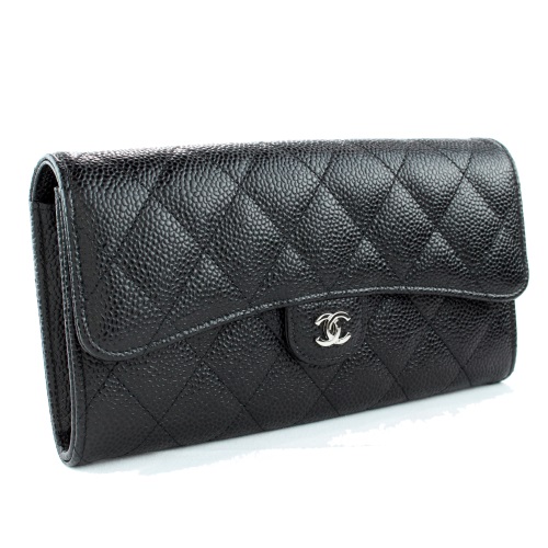 シャネル CHANEL 長財布 マトラッセ ブラック A80758 Y01588 C3906